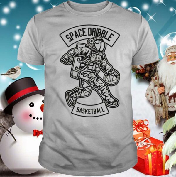 Astronaut playing basketball shirt