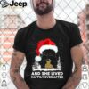 Black Cat And She Lived Happily Ever After Christmas hoodie, sweater, longsleeve, shirt v-neck, t-shirt