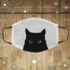 Black Cat Washable Reusable Custom – Printed Cloth Face Mask Cover