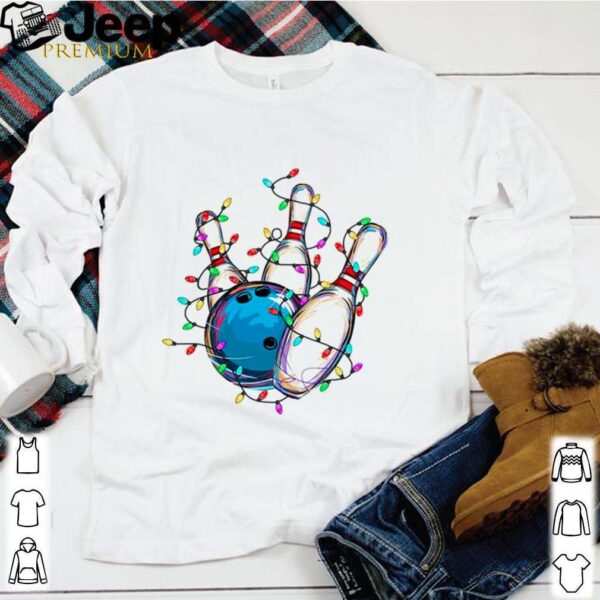 Bowling Christmas lights hoodie, sweater, longsleeve, shirt v-neck, t-shirt