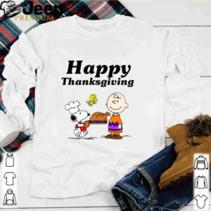 Charlie Brown Snoopy Happy Thanksgiving Graphic Cooking Apron hoodie, sweater, longsleeve, shirt v-neck, t-shirt 1