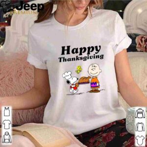 Charlie Brown Snoopy Happy Thanksgiving Graphic Cooking Apron hoodie, sweater, longsleeve, shirt v-neck, t-shirt 3