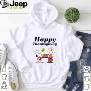 Charlie Brown Snoopy Happy Thanksgiving Graphic Cooking Apron hoodie, sweater, longsleeve, shirt v-neck, t-shirt 5