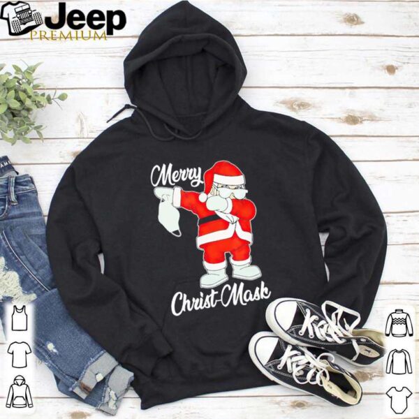 Christmas 2020 Santa Dabbing Holding Mask hoodie, sweater, longsleeve, shirt v-neck, t-shirt 5