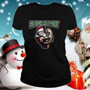 Christmas 2020 Slay All Day Buffed Santa shirt