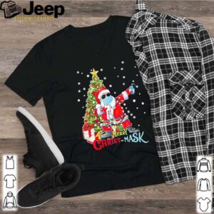 Christmas Santa Dabbing Wearing Mask hoodie, sweater, longsleeve, shirt v-neck, t-shirt 2 1