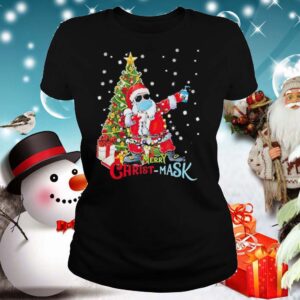 Christmas Santa Dabbing Wearing Mask shirt