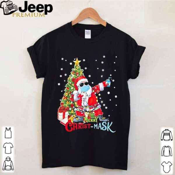 Christmas Santa Dabbing Wearing Mask hoodie, sweater, longsleeve, shirt v-neck, t-shirt 4 1