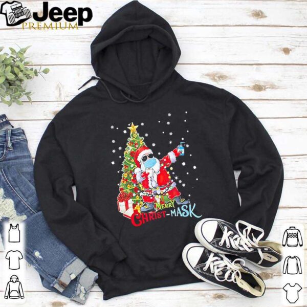 Christmas Santa Dabbing Wearing Mask hoodie, sweater, longsleeve, shirt v-neck, t-shirt 5 1