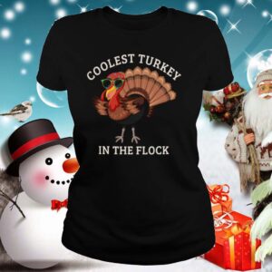 Coolest Turkey In The Flock Thanksgiving Toddler shirt