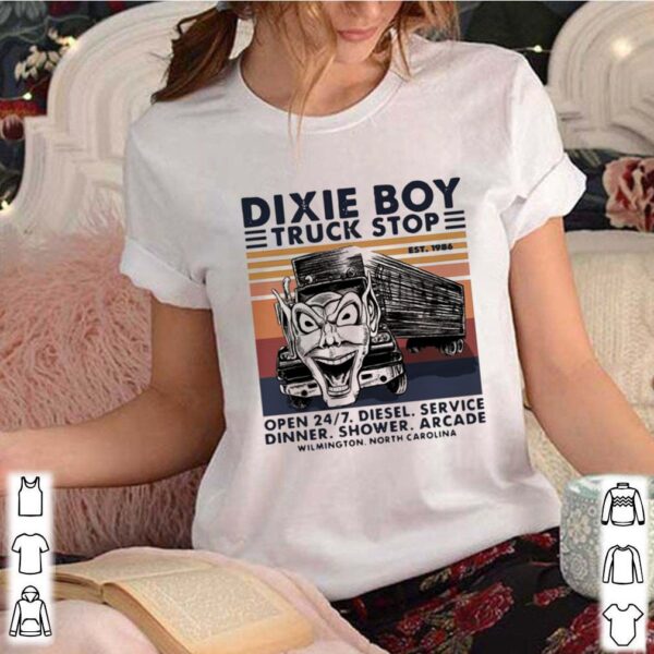 Dixie Boy Truck Stop Open 247 Diesel Service dinner Shower Arcade Vintage Retro hoodie, sweater, longsleeve, shirt v-neck, t-shirt