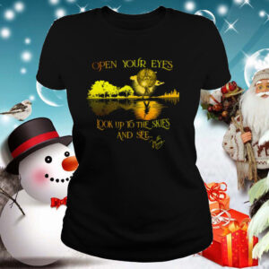 Freddie Mercury open your eyes look up to the skies and see shirt