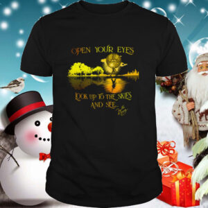 Freddie Mercury open your eyes look up to the skies and see shirt