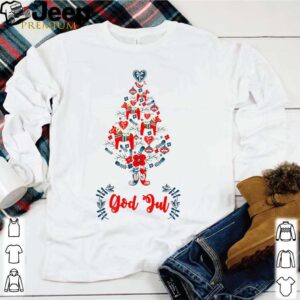 God Jul Dala Horse Tree Swedish hoodie, sweater, longsleeve, shirt v-neck, t-shirt