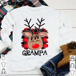 Grampa Reindeer Red Plaid Christmas Pajama Family