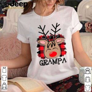 Grampa Reindeer Red Plaid Christmas Pajama Family