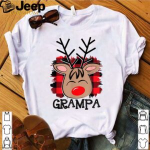 Grampa Reindeer Red Plaid Christmas Pajama Family