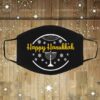 Happy Hanukkah Jewish Holidays 2020 Washable Reusable Custom – Printed Cloth Face Mask Cover