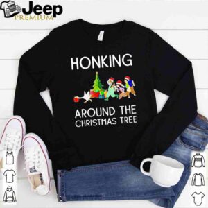 Honking around the christmas tree goose child christmas s