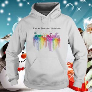 Im A Simple Woman Wine Flip Flop Bale shirt 5 Shirt, hoodie, sweater, long sleeve and tank top