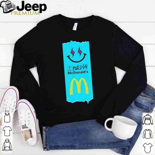 J Balvin Merch J Balvin x McDonalds Fries shirt