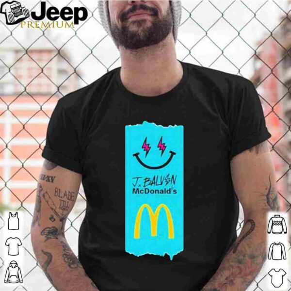 J Balvin Merch J Balvin x McDonalds Fries shirt