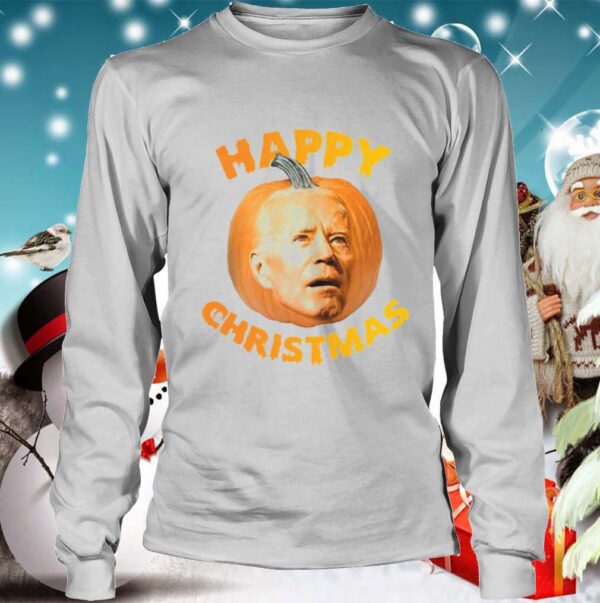 Joe Biden Pumpkin Happy Christmas hoodie, sweater, longsleeve, shirt v-neck, t-shirt