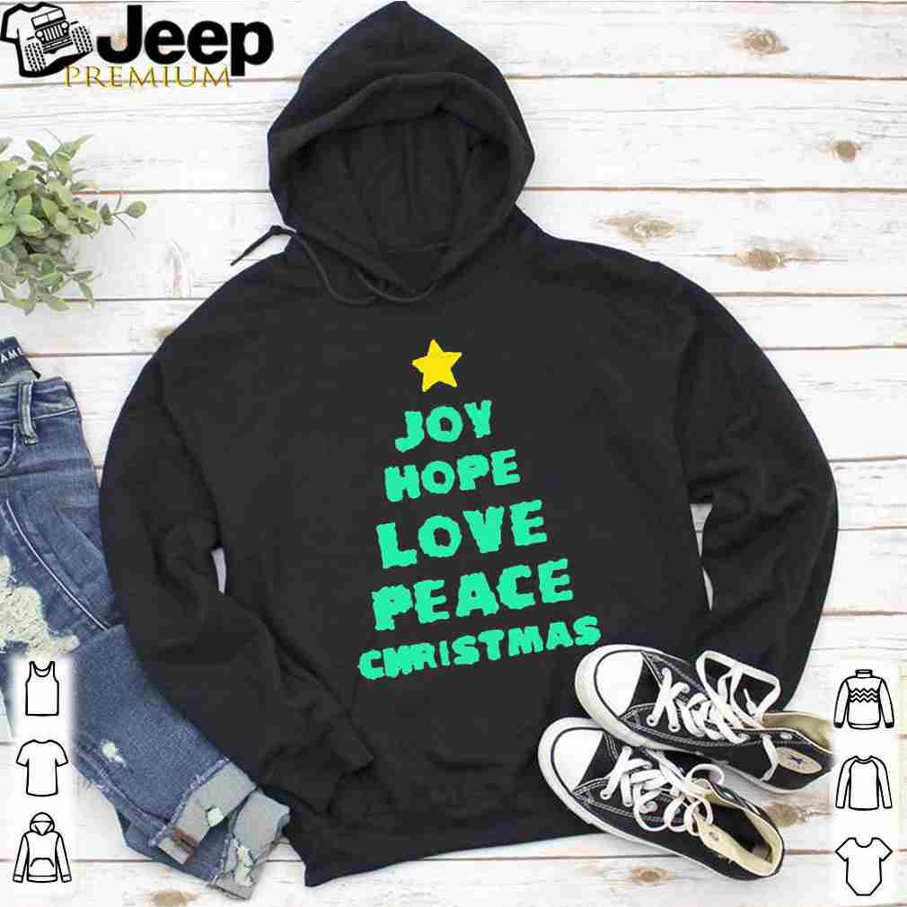 Joy Hope Love Peace Christmas Shirt 5