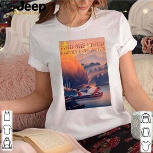 Kayak Dogs And She Lived Happily shirt