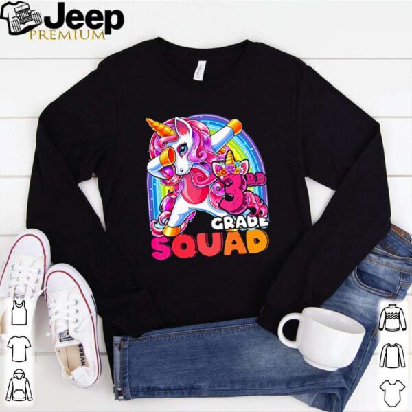 LGBT Unicorn dabbing 3rd grade squad hoodie, sweater, longsleeve, shirt v-neck, t-shirt