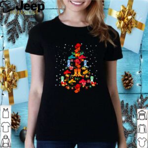 Line boots as Christmas tree hoodie, sweater, longsleeve, shirt v-neck, t-shirt