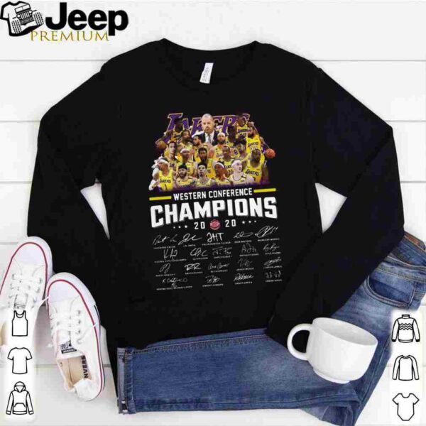 Los Angeles Lakers Western Conference 2020 Signature hoodie, sweater, longsleeve, shirt v-neck, t-shirt
