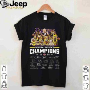 Los Angeles Lakers Western Conference 2020 Signature hoodie, sweater, longsleeve, shirt v-neck, t-shirt 4