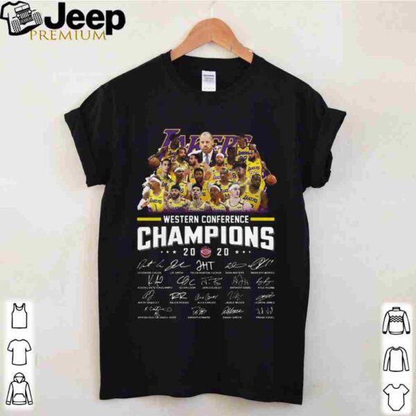 Los Angeles Lakers Western Conference 2020 Signature shirt