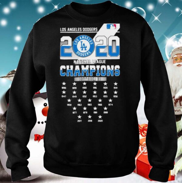 Los angeles dodgers 2020 national league champions hoodie, sweater, longsleeve, shirt v-neck, t-shirt 5