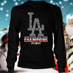 Los angeles dodgers logo national league champions 2020 hoodie, sweater, longsleeve, shirt v-neck, t-shirt 4