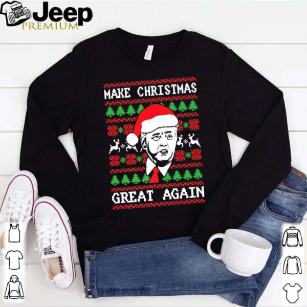 Make Christmas Great Again Pro Trump America Ugly Christmas shirt