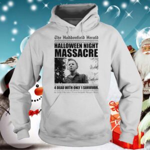 Michael Myers the haddonfield herald Halloween night massacre hoodie, sweater, longsleeve, shirt v-neck, t-shirt 1