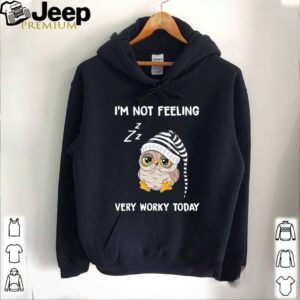 Owl I’m not feeling very worky today hoodie, sweater, longsleeve, shirt v-neck, t-shirt