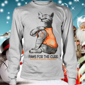 Paws For The Cure Multiple Sclerosis Awareness shirt 4 Shirt, hoodie, sweater, long sleeve and tank top