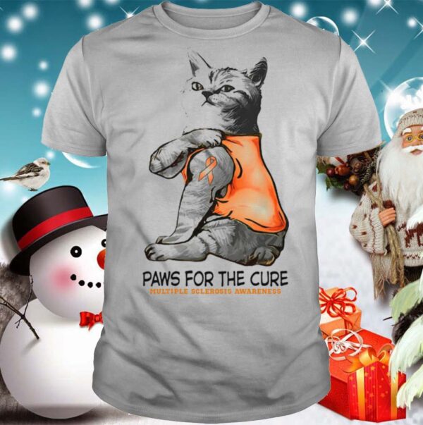 Paws For The Cure Multiple Sclerosis Awareness shirt