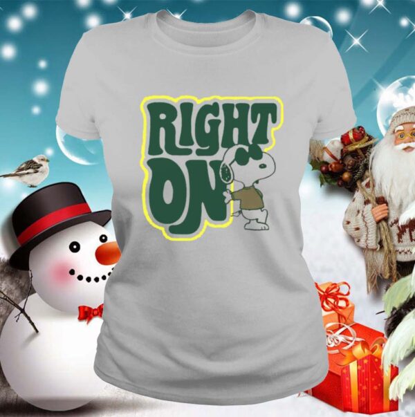 Peanuts Woodstock 50th anniversary right on Snoopy shirt