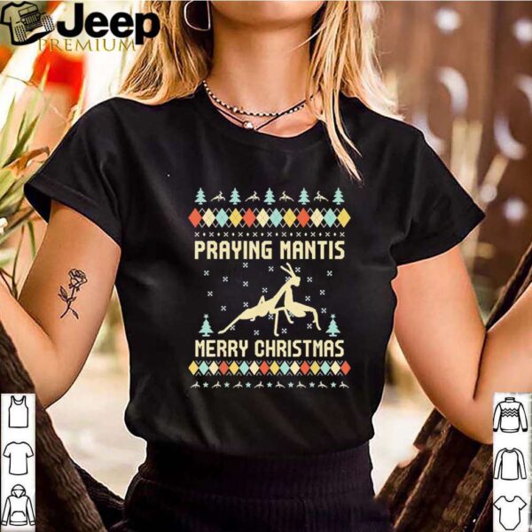 Praying Mantis Ugly Christmas shirt
