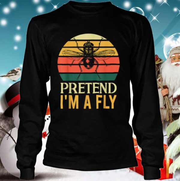Pretend Im a Fly Lazy Halloween Vintage Retro shirt