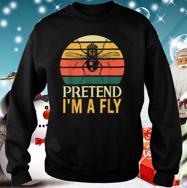 Pretend Im a Fly Lazy Halloween Vintage Retro shirt