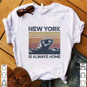Raccoon new york is always home vintage retro