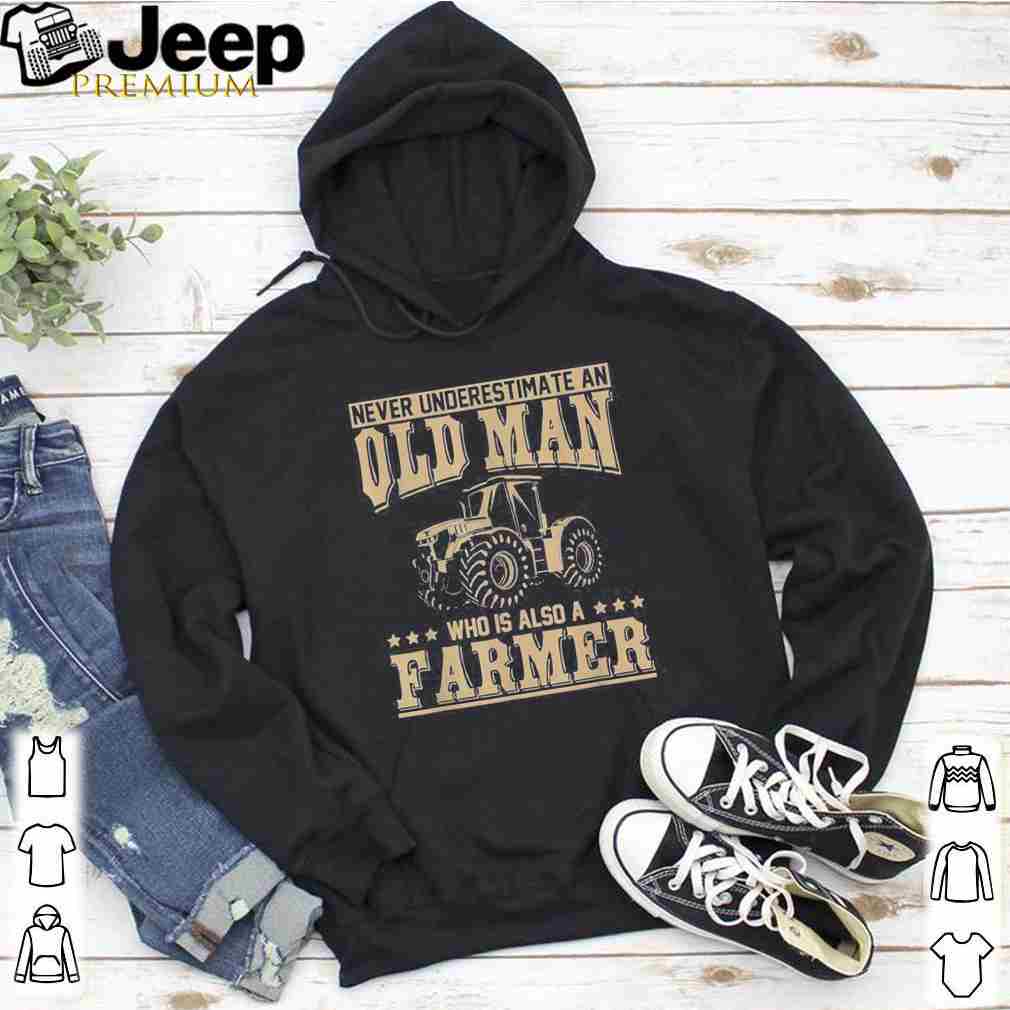 Retired Farmer Idea Old Man Tractor Farmer Classic T Shirts 5