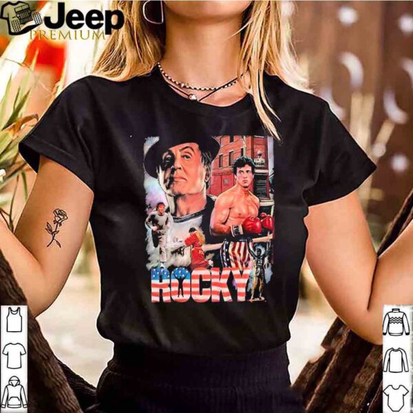 Rocky Balboa American flag shirt