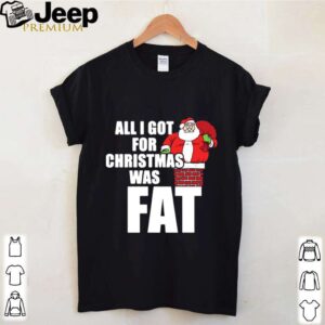 Santa All I Got For Christmas Was Fat hoodie, sweater, longsleeve, shirt v-neck, t-shirt