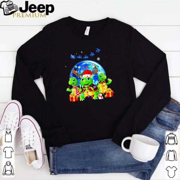 Santa Turtle Christmas light hoodie, sweater, longsleeve, shirt v-neck, t-shirt